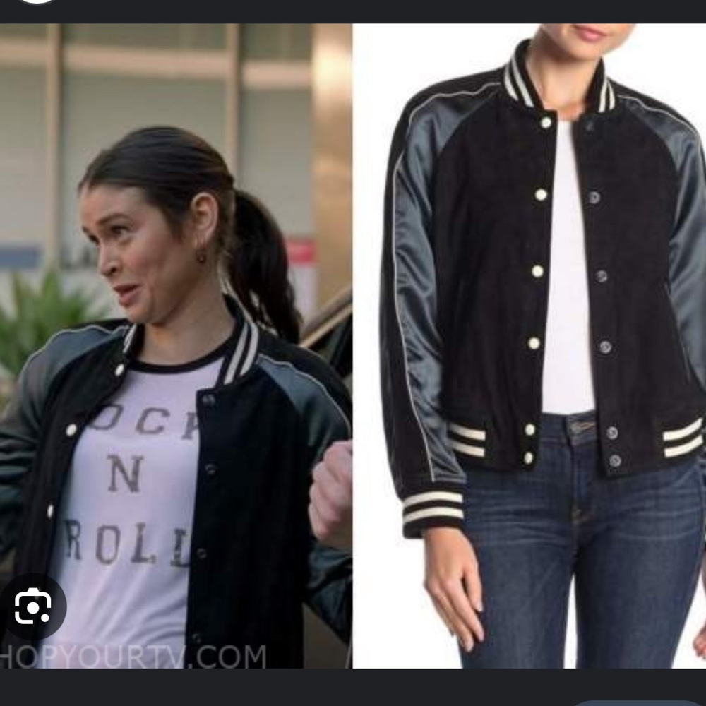 ⬇️AllSaints Women’s Epton Suede Bomber 🌺 - Picture 5 of 16